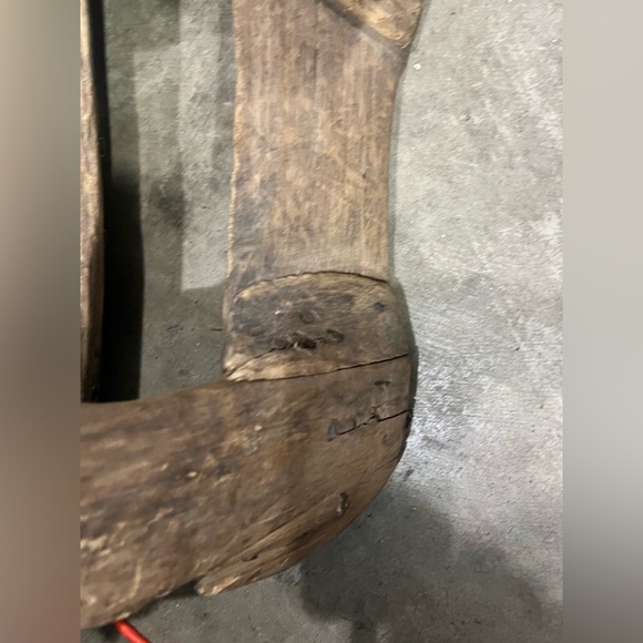 Antique Mexican Wooden Saddle Tree.19th Century, Primitive, Handmade - Picture 8 of 11
